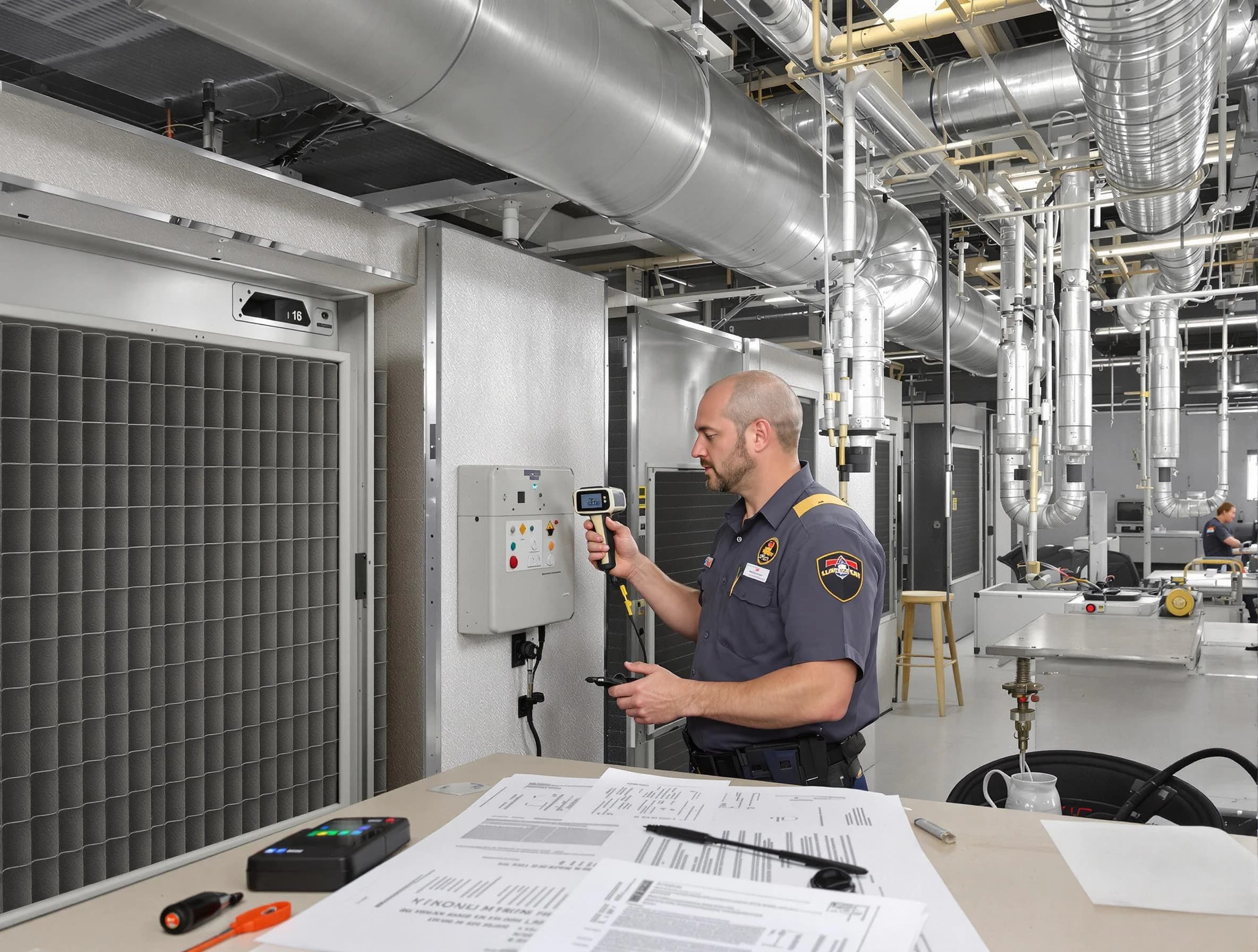 Professional filter system inspection by Belvedere Park Air Duct Cleaning in Belvedere Park