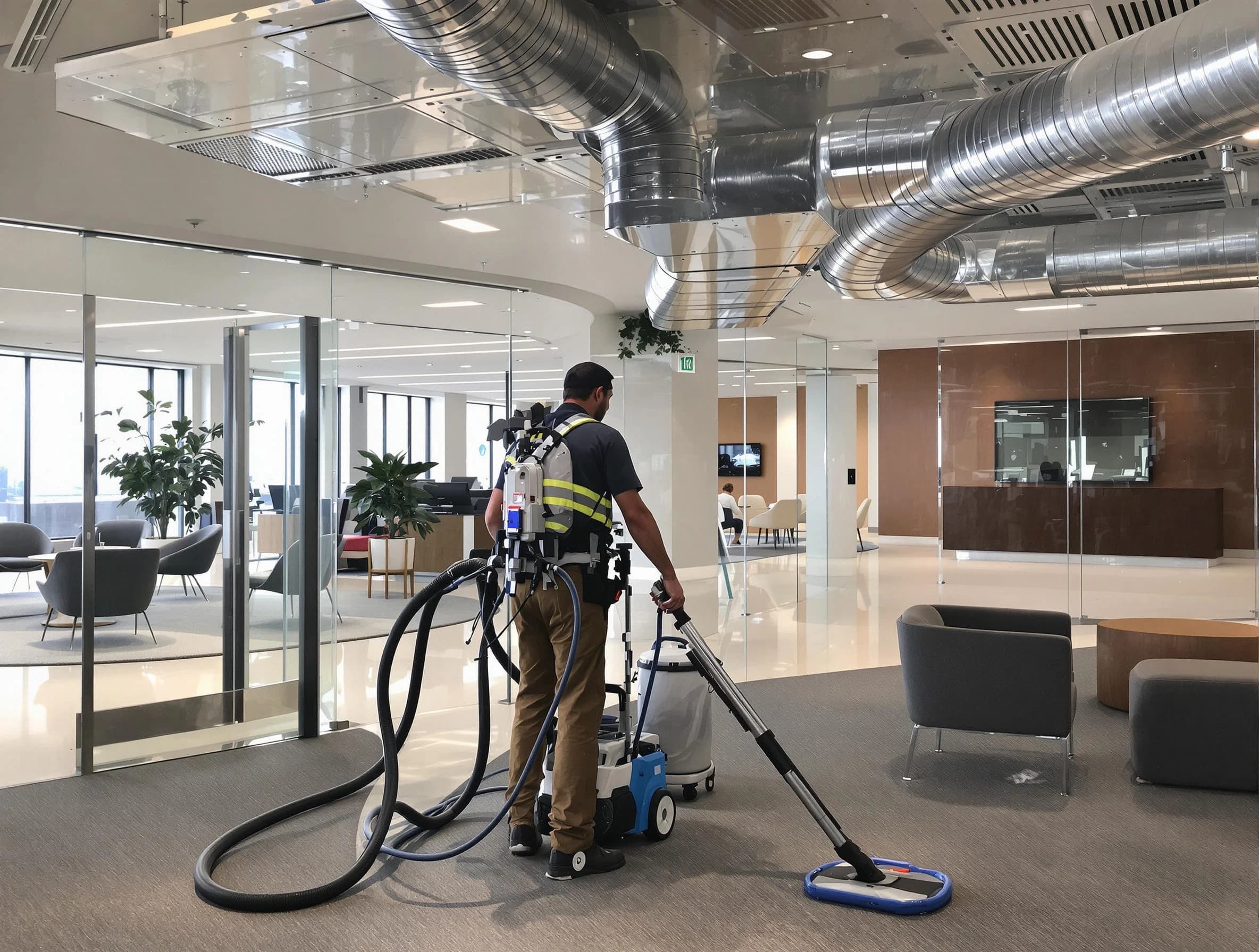 Commercial duct cleaning service by Belvedere Park Air Duct Cleaning in Belvedere Park