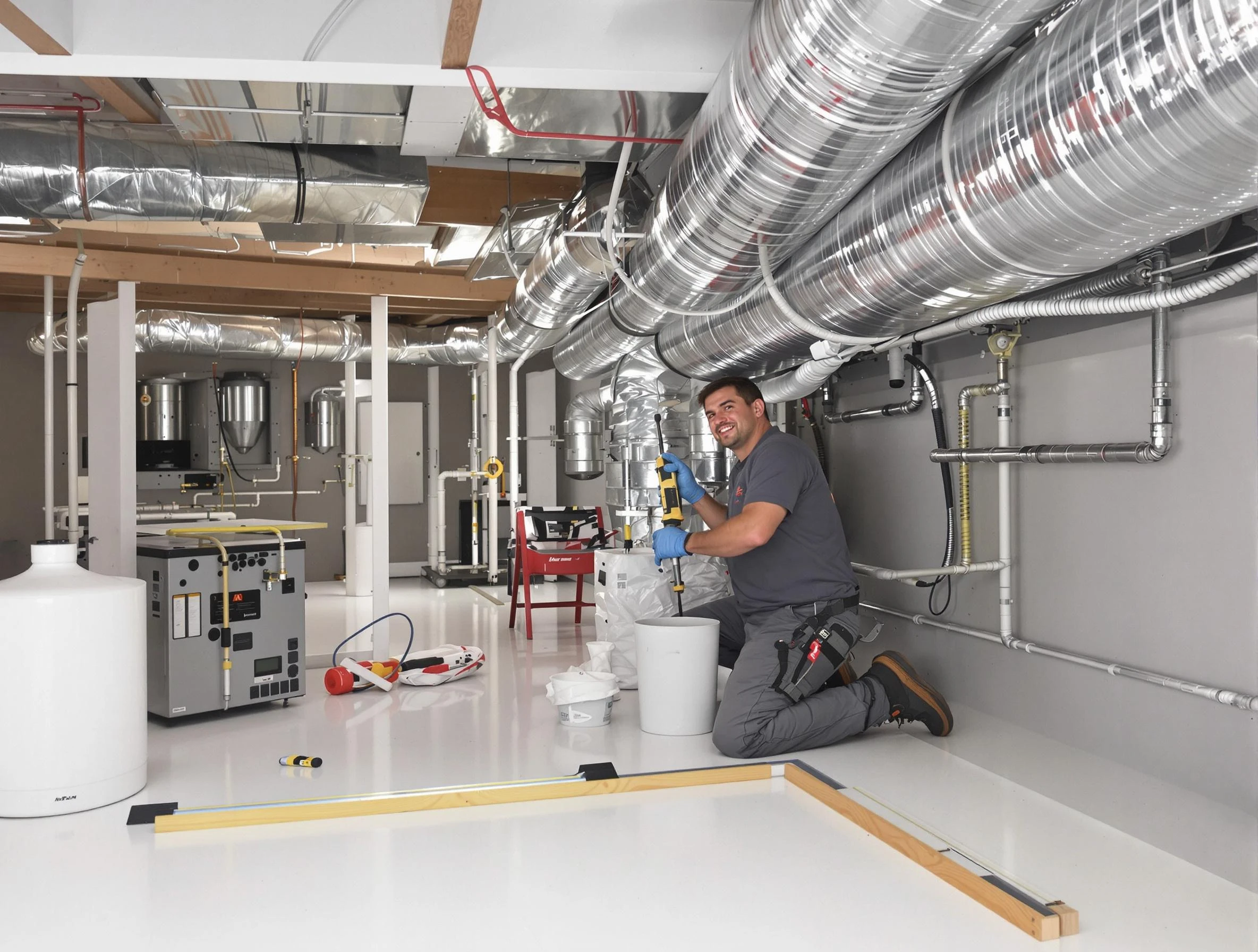 Professional duct sealing service by Belvedere Park Air Duct Cleaning in Belvedere Park