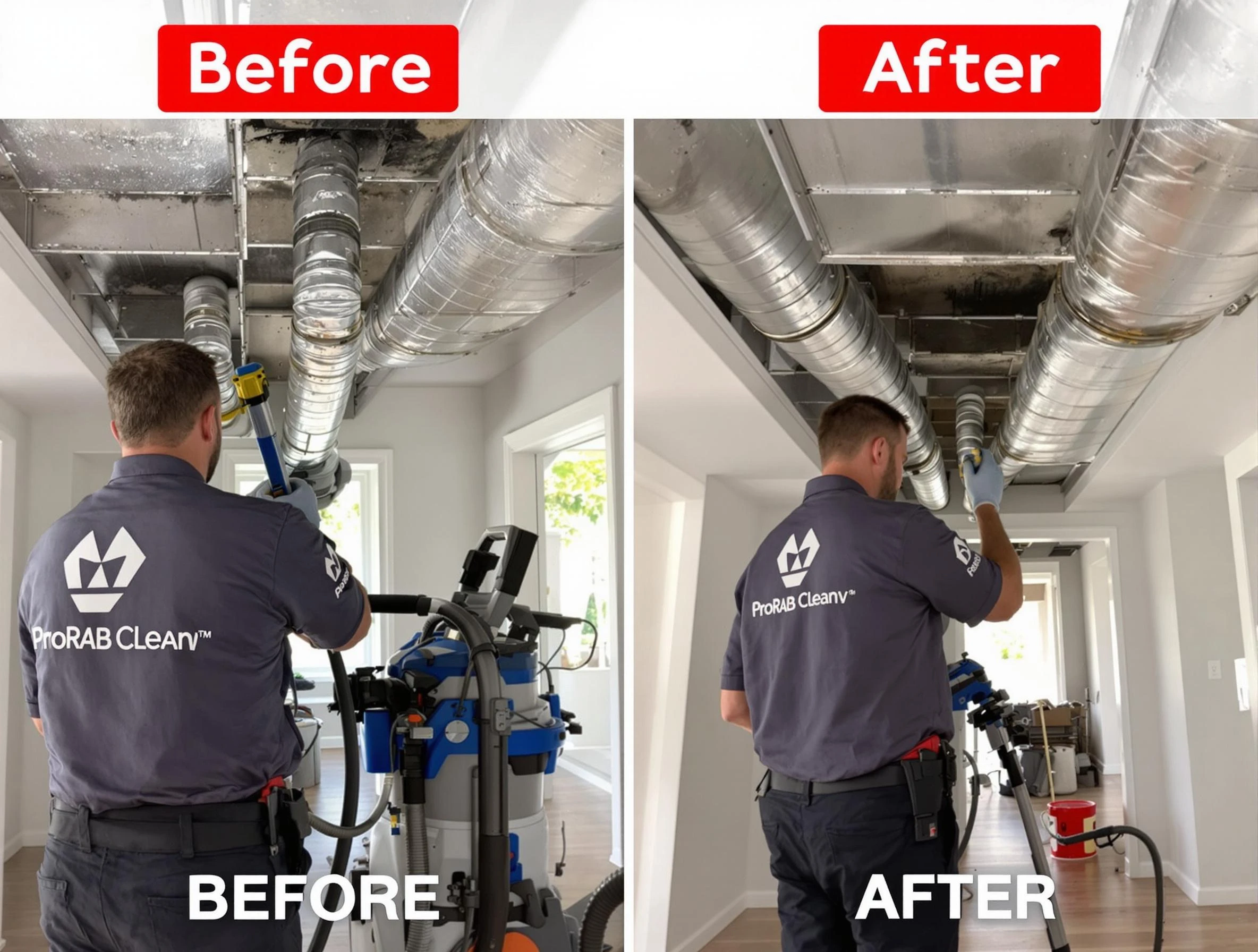 Belvedere Park Air Duct Cleaning expert performing thorough residential duct cleaning in a Belvedere Park home